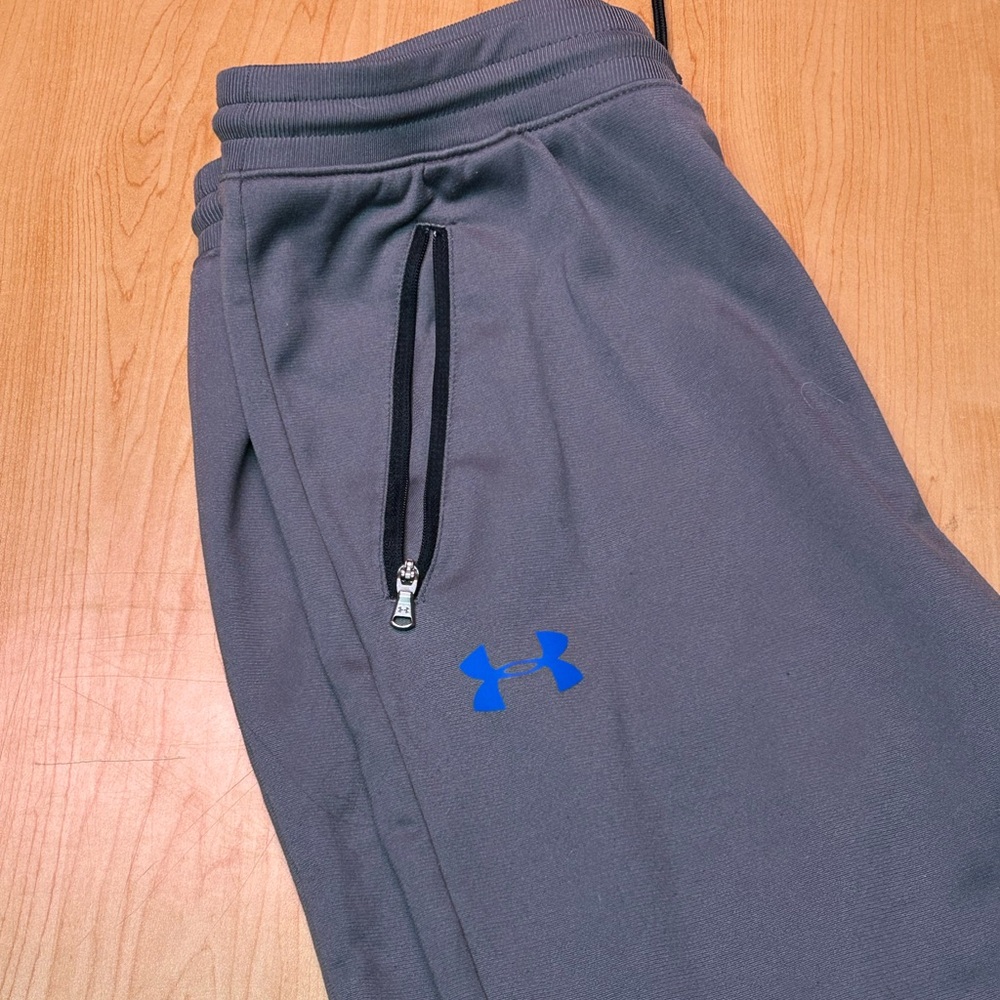 Under Armour Blue Joggers with White Tag